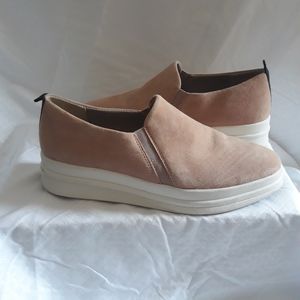 tan/pink platform shoes